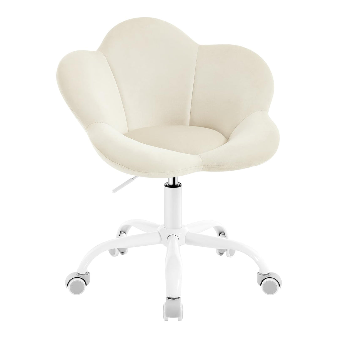 WOLTU Kinder Schreibtischstuhl, Schminktisch Stuhl, Bürostuhl, ergonomisch, höhenverstellbar, Samt,