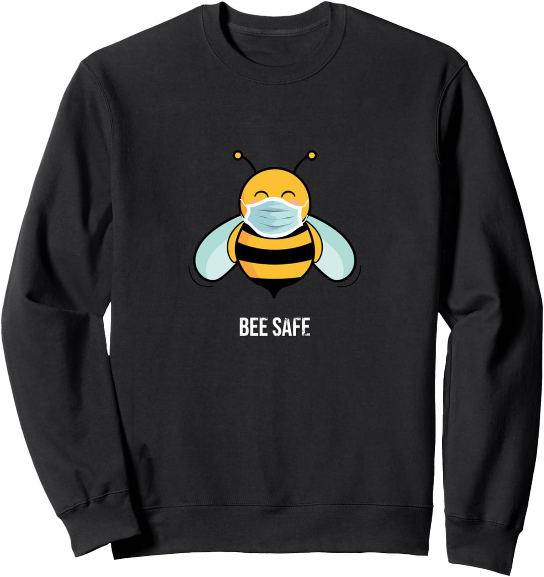 BEE SAFE | Bumble Bee With Mask Sweatshirt
