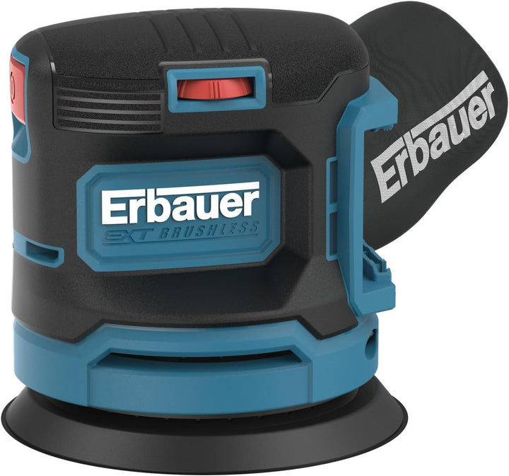 Erbauer ERI1105SDR Exzenterschleifer, kabellos, 18 V (ohne Akku), Motor ohne Kohle, kompakt