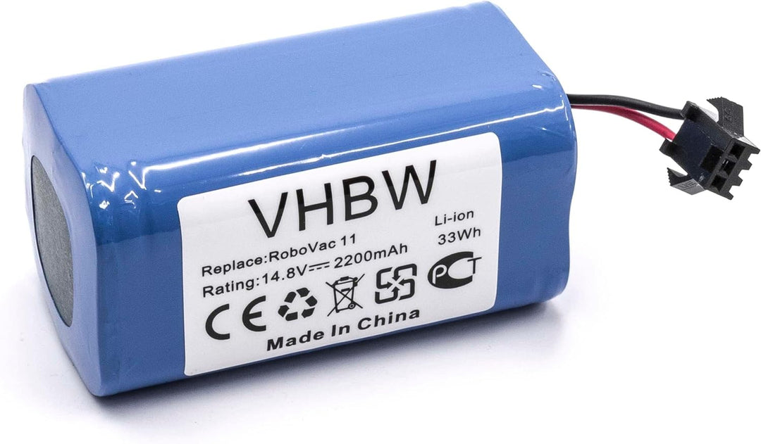 vhbw Akku kompatibel mit Ecovacs Deebot N79, N79S Staubsauger Home Cleaner Heimroboter (2200mAh, 14,