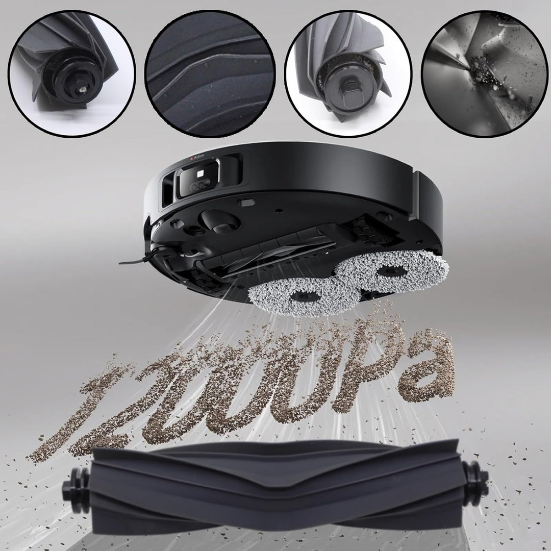 17 Stück Zubehör für Dreame X40 Ultra/L40 Ultra/X40 Ultra Complete/MOVA P50 Pro Ultra Roboter Staubs