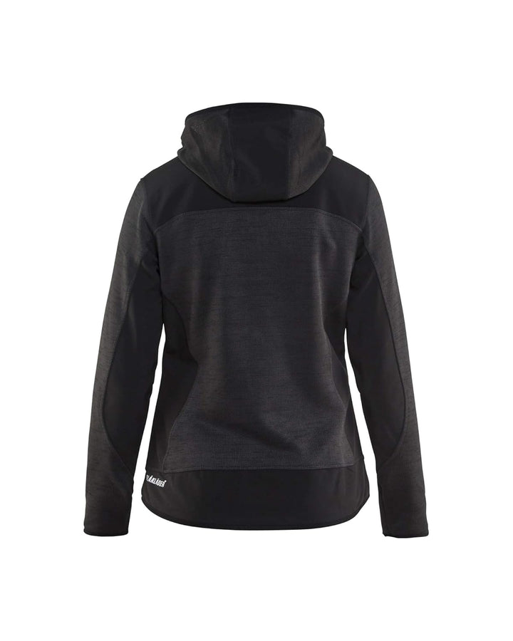 Blaklader 49312117 DAMEN-STRICKJACKE, Dunkelgrau / Schwarz, grootte M M Dunkelgrau/Schwarz, M Dunkel