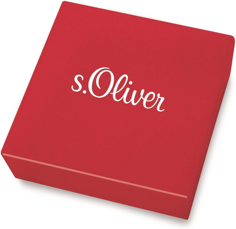 s.Oliver Armband Edelstahl Damen Armschmuck, mit Kristall, 18,5+3 cm, Silber, Kommt in Schmuck Gesch