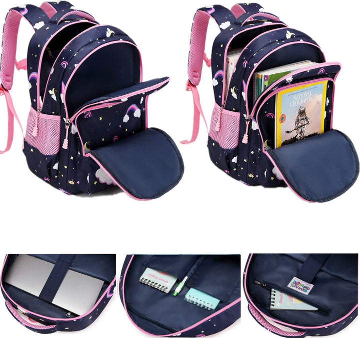 Jumpopack Mädchen Schulrucksack Teenager Rucksäcke Schule Mädchen Schultaschen für Kinder Rucksack K