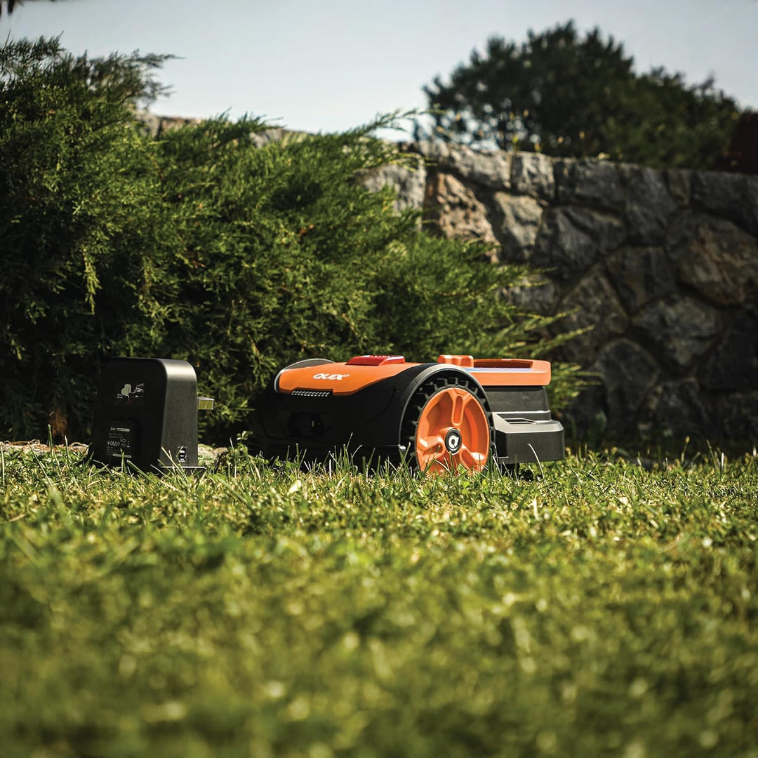 VILLAGER QUIX XS Mähroboter – Kompakter 18V Akku-Rasenroboter für bis zu 300m² – 160mm Schnittbreite
