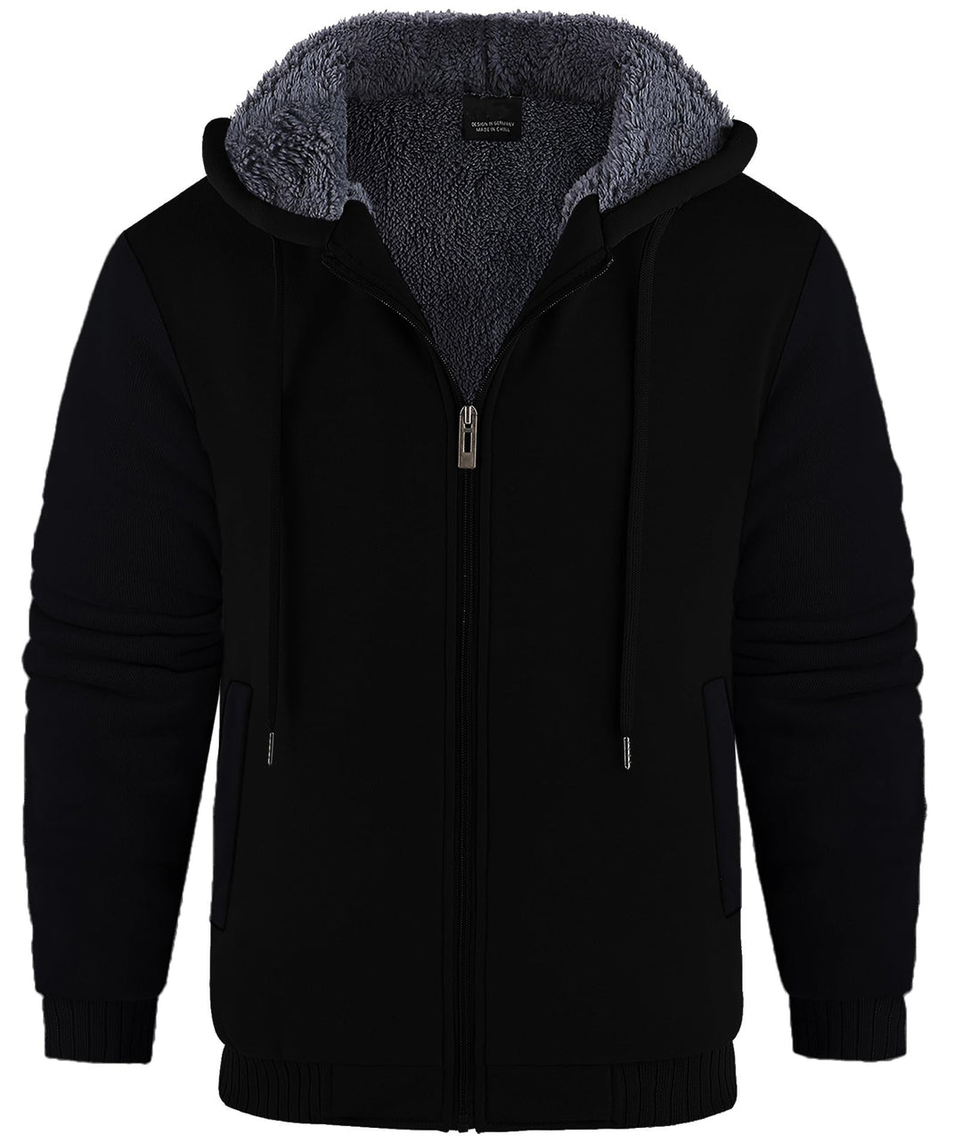SwissWell Hoodies für Männer mit Kapuze Sweatshirts Reissverschluss Kapuzenjacke, M
