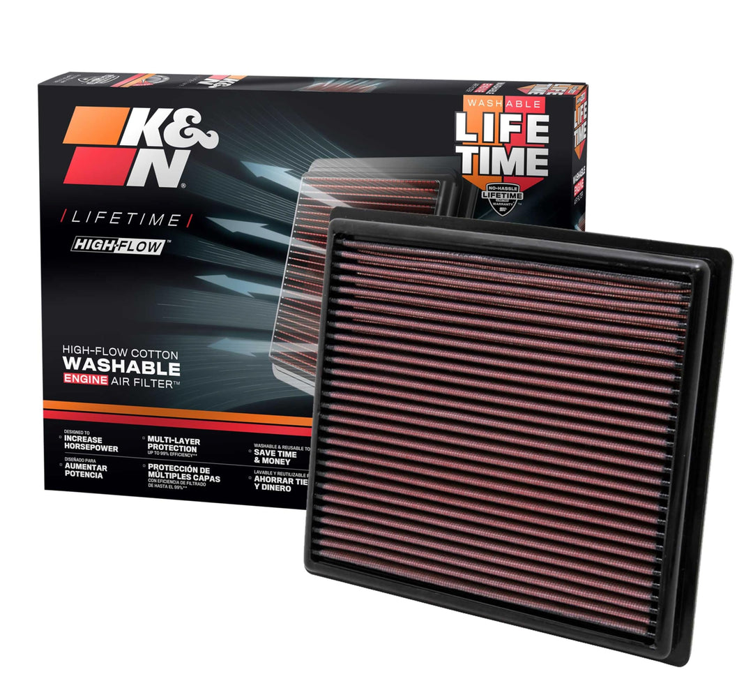K&amp;N 33-2443 Motorluftfilter: Hochleistung, Prämie, Abwaschbar, Ersatzfilter,Erhöhte Leistung, 2010-2