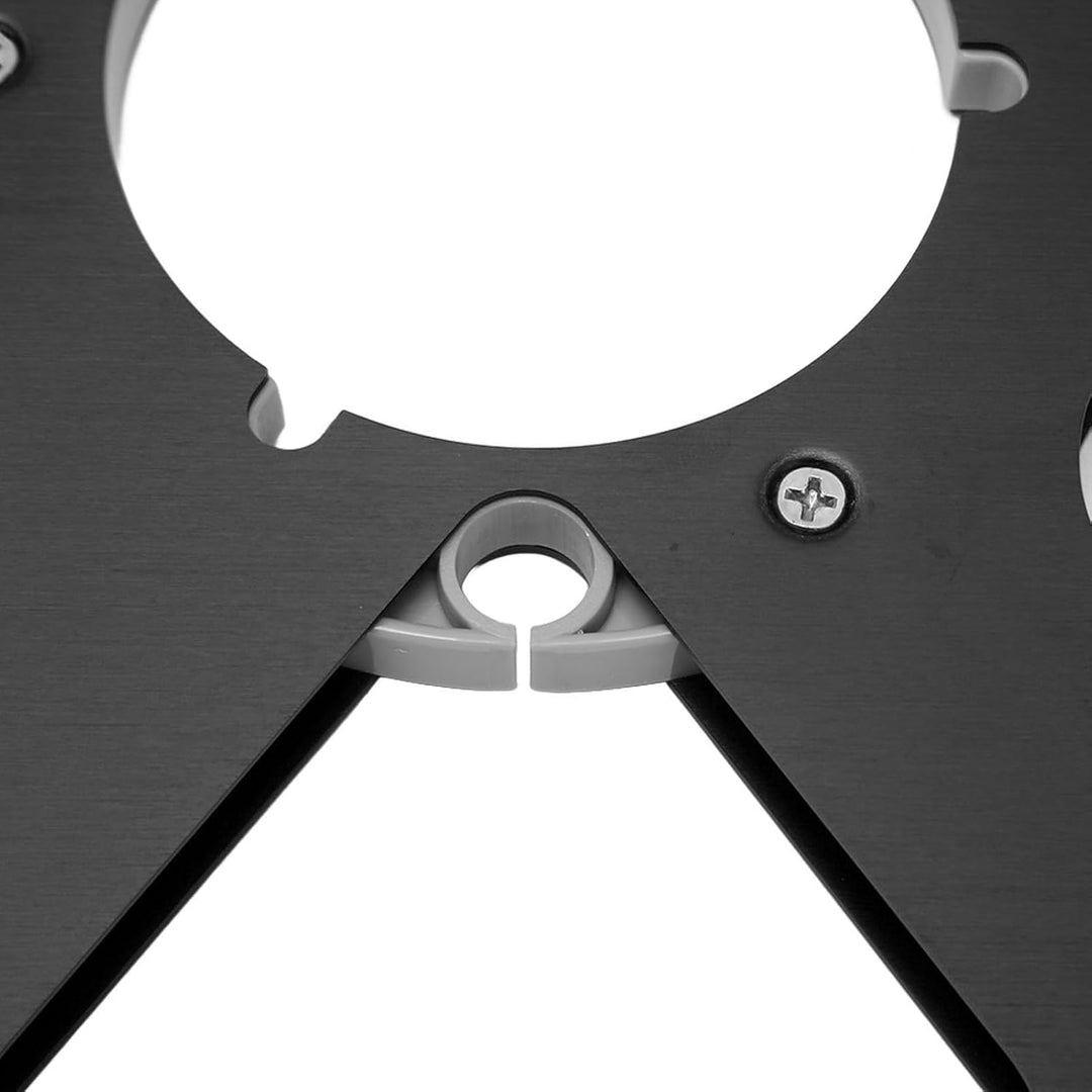 Leere 10-Zoll-Tonbandspule aus Vollaluminium, 6 Windwiderstandslöcher, Geräuschreduzierung für Besse