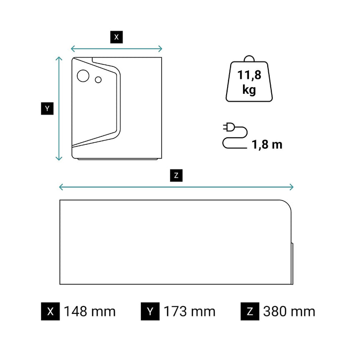 LEGRAND, USV-Anlage Keor SP mit 2000 VA/1200 W - 2x Schuko-Steckdose, 2x IEC - Batterie 12V/9Ah, AVR