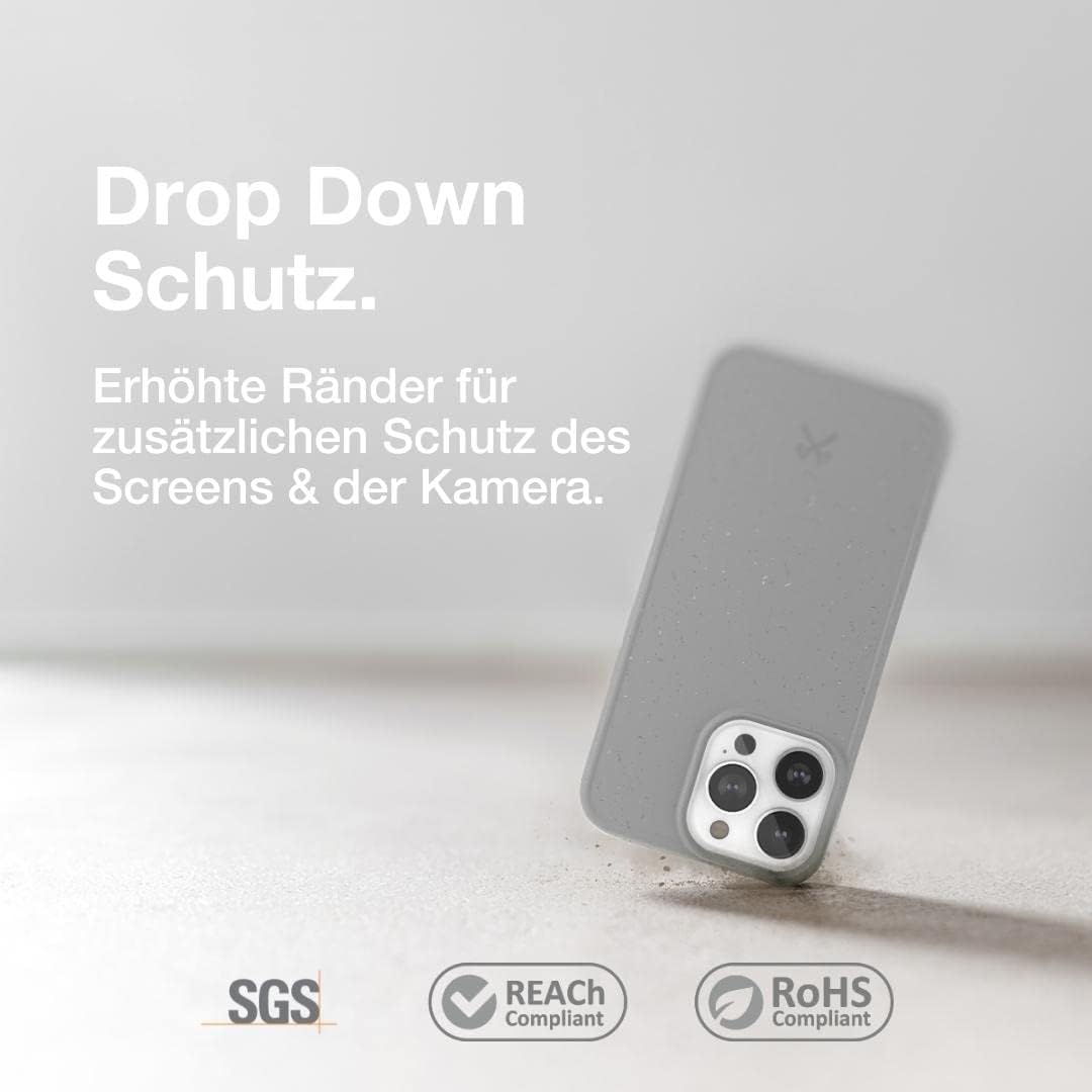 Woodcessories - Magnetische Antibakterielle Bio Hülle kompatibel mit iPhone 13 Pro Max Hülle mit Mag