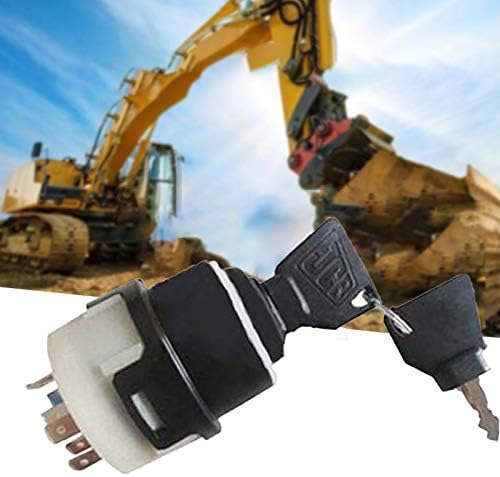 Universal JCB 3CX Zündschloss Zündschalter Startschalter mit 2 Schlüssel 9 Pins JCB200 JCB220 Parts