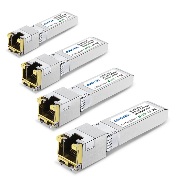 4er-Pack 10GbSFP+ auf RJ45-Modul, 10Gbase-T-Computernetzwerk-Transceiver, kompatibel mit Cisco, Ubiq