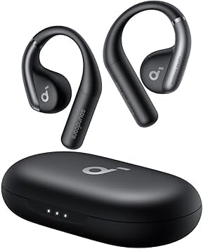 soundcore by Anker, AeroFit Open-Ear Headphones, Ultra Comfortable Design, Secure Hold, Balanced Sou