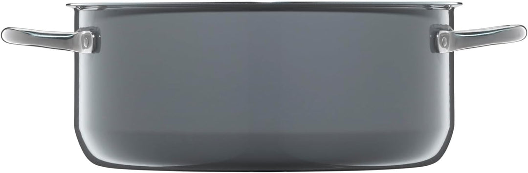 WMF Fusiontec Essential Kochtopf gross, 24 cm, Glasdeckel, Bratentopf Induktion, 4,4l, High-Tech Ker