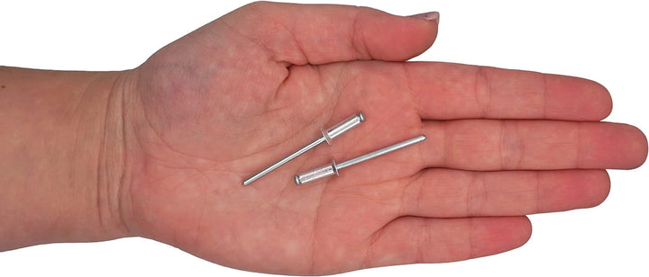 SKIR'CO (1000 Stück) Senkkopf Aluminium Blindnieten 4,0 x 12 mm, Stahldorn, Popnieten 1000 4.0 x 12