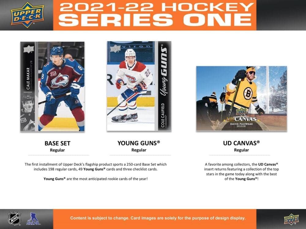 Upper Deck 2021/22 Series 1 Hockey Retail 24-Pack Box NHL
