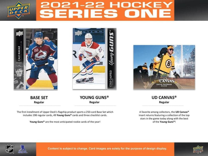 Upper Deck 2021/22 Series 1 Hockey Retail 24-Pack Box NHL