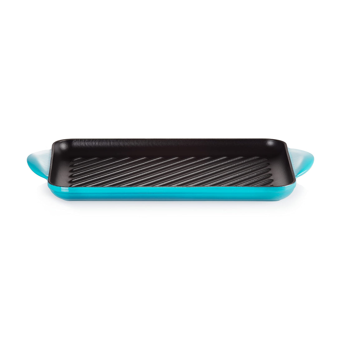 LE CREUSET Rechteckige Grillplatte aus Gusseisen, 32 cm, Für alle Herdarten inkl. Induktion geeignet
