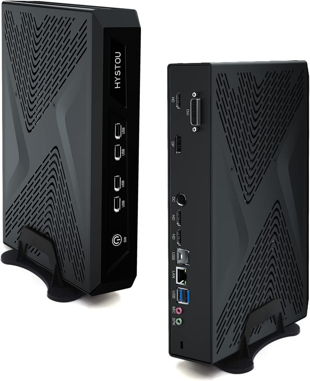 HYSTOU Mini Gaming PC, 8K Mini PC Core i9-11900 mit Nvidia RTX 3050 Grafikkarte 6 GB GDDR6, 32GB DDR