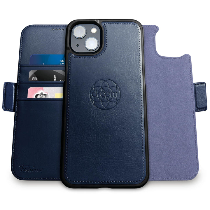 Dreem Fibonacci iPhone 14 Plus Brieftaschen-Etui / 2-in-1 stossfestes Etui und abnehmbares Folio aus