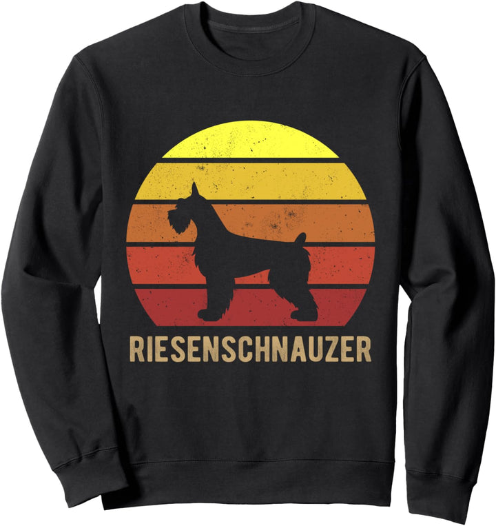 Riesenschnauzer Dog Vintage Riesenschnauzer Dog Lover Sweatshirt