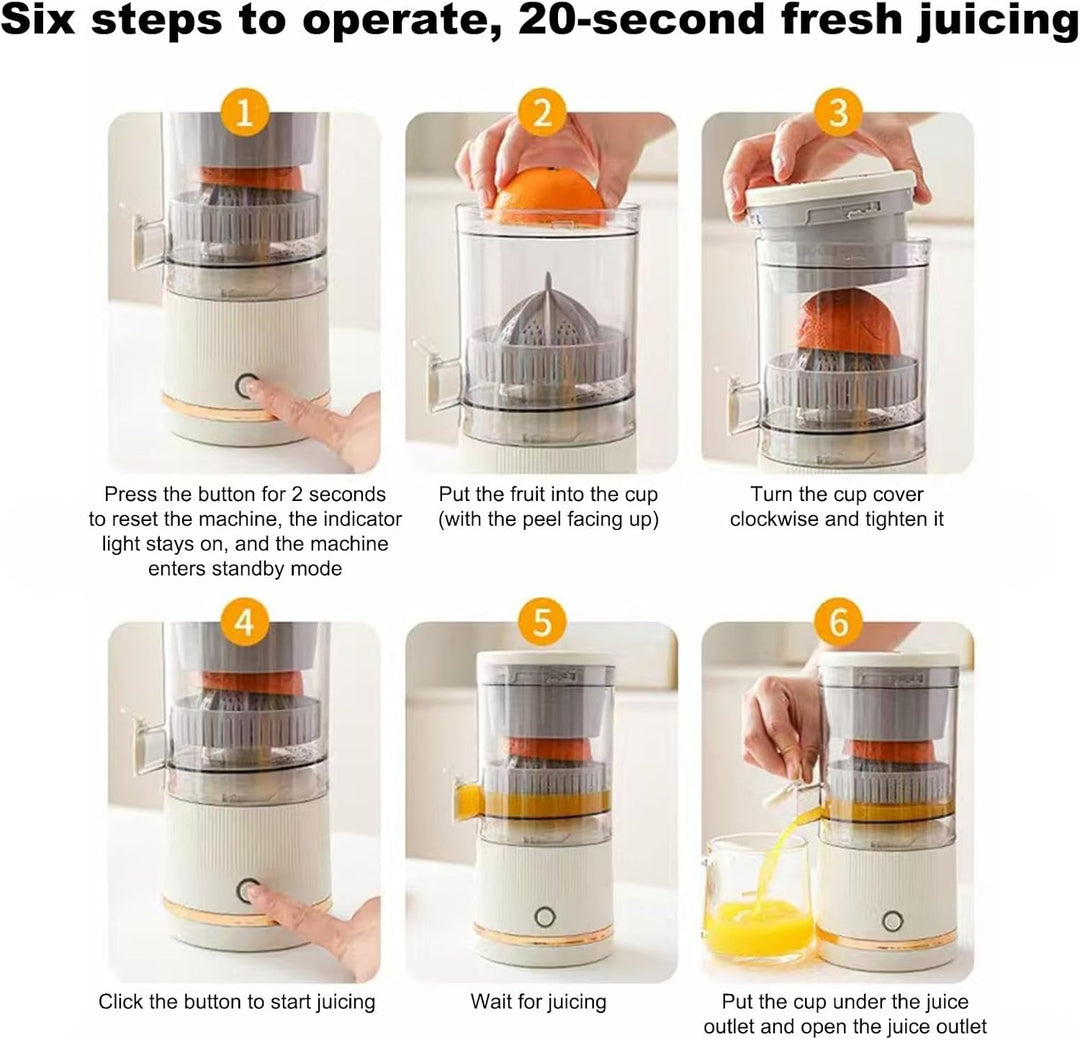 Automatic Separation Juicer, Citrus Juicer, Fruit Press Machine, Orange Juice Squeezer, Portable Jui
