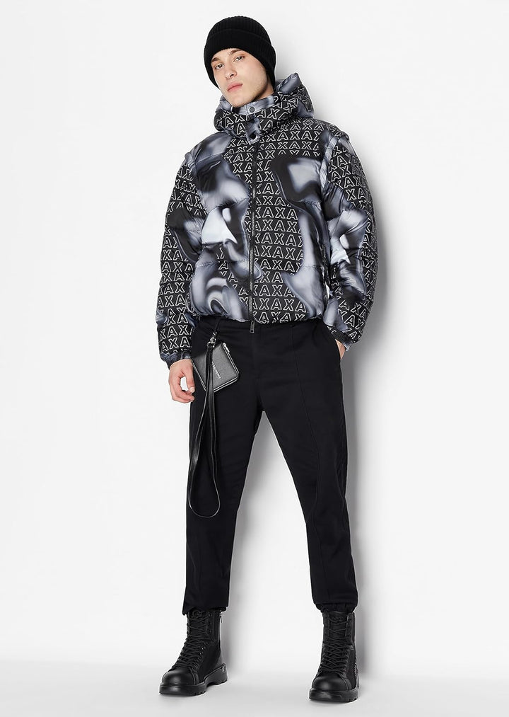 Armani Exchange Herren Limited Edition We Beat As One Capsule Heavy Jersey Jumper Polo Sweater M Sch