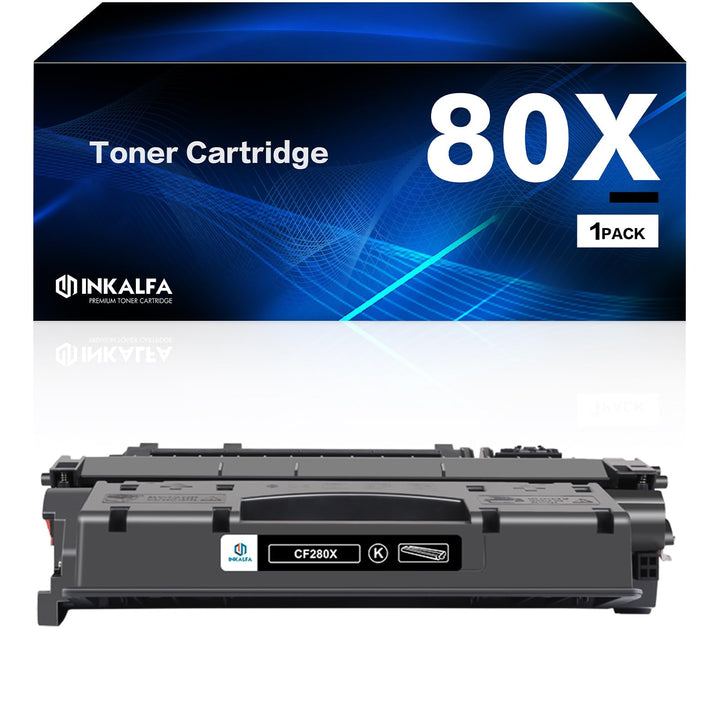 inkalfa Kompatibel für HP 80X CF280X 80A CF280A Toner Laserjet Pro 400 M401a M401dn M401n M401dw M40
