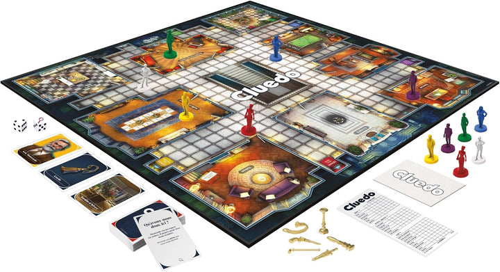 Hasbro Gaming Cluedo Familienspiel für 2 bis 6 Spieler, ab 8 Jahren
