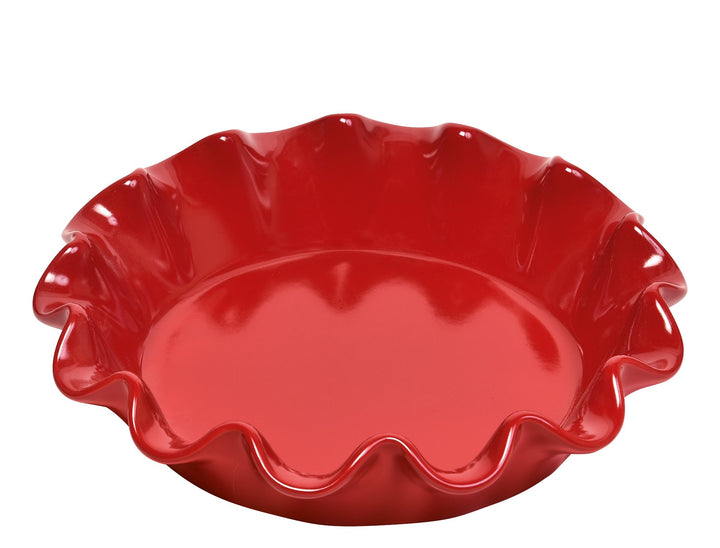 Emile Henry Clafoutis Corolle Keramik glasiert Grand Cru Round Shape, Round Shape