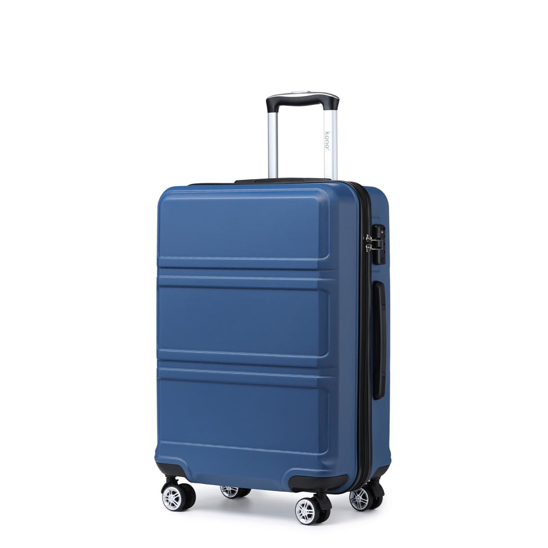 Kono Koffer Trolley Hartschale Handgepäck Zwillingsrollen Leichtgewicht ABS Kabinentrolley Reisekoff