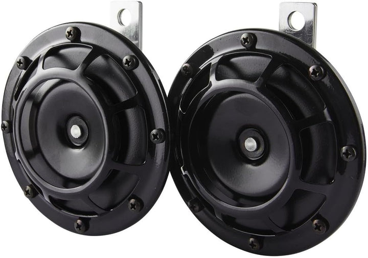 HELLA Horn - HEAVY DUTY HORN B133 SET - 24V - 110dB(A) - Frequenzbereich: 375/500Hz - Hochton/Tiefto