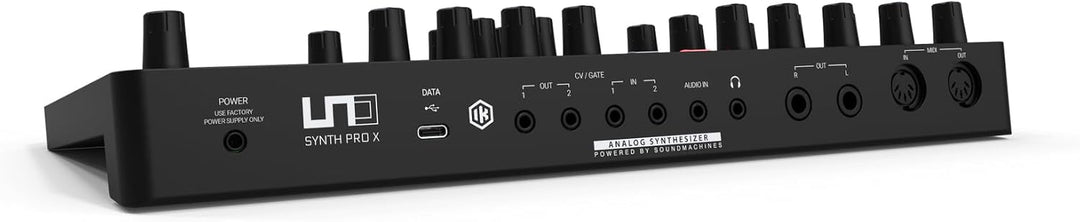 IK Multimedia UNO Synth PRO X, Paraphonic dual-filter analog synthesizer with paraphonic sequencer,