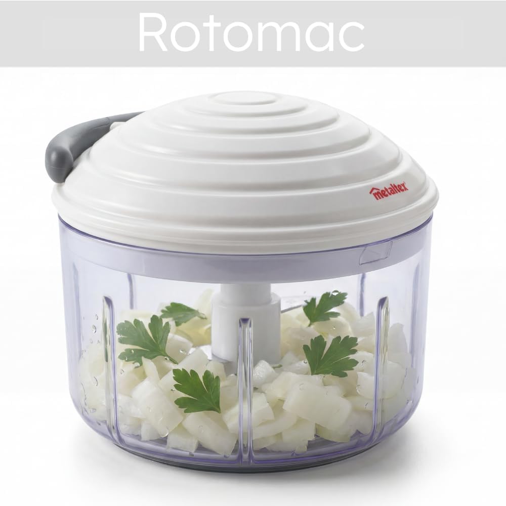 Metaltex 251680084 Rotomac Zerkleinerer, Weiss 1 - Pack Weiss, 1 - Pack Weiß