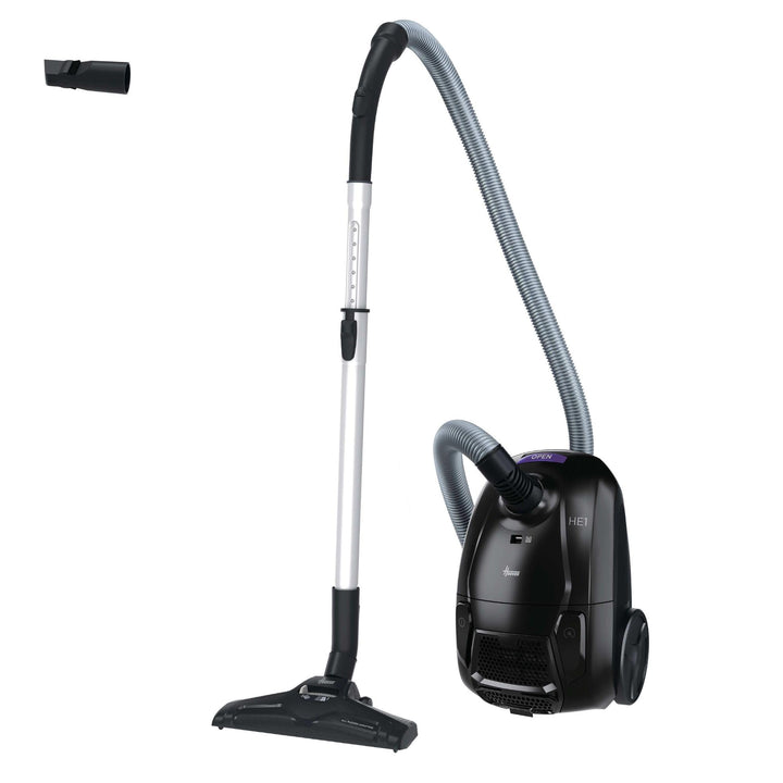 Hoover HE1 kompakter, leistungsstarker Bodenstaubsauger für Hartböden & Teppiche, EPA-Staubfilter, 2