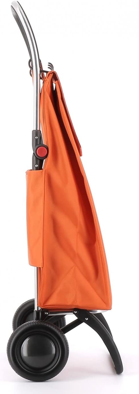Klappbarer Einkaufstrolley Rolser Akanto MF 2 Räder - Orange 2 Räder Zusammenklappbar Orange, 2 Räde