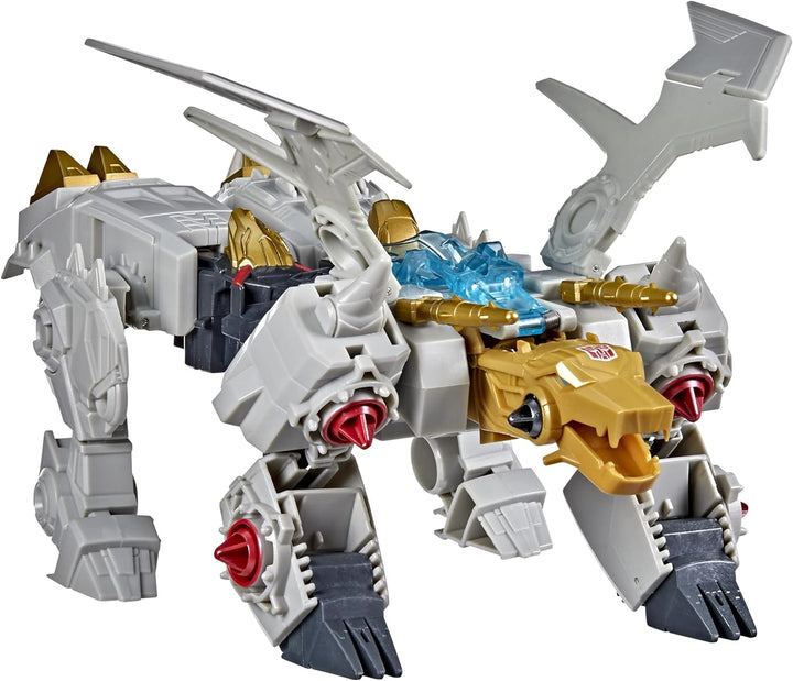 Transformers Bumblebee Cyberverse Adventures Dinobots Unite Toys Ultimate Class Volcanicus Figur, En