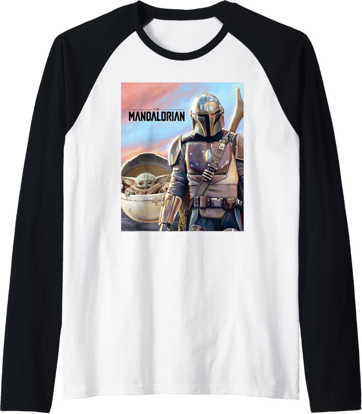 Star Wars The Mandalorian The Child Painting Raglan