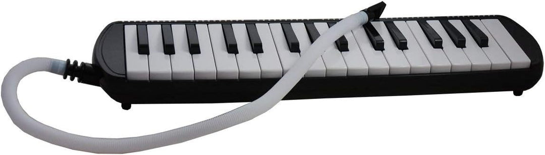 Tuyama® TMD-132 Melodica Melodika mit Mundstück, 2 Mundschläuchen, Notenblatt und Koffer (32 Tasten)