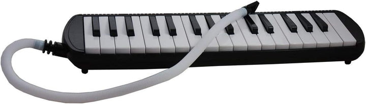 Tuyama® TMD-132 Melodica Melodika mit Mundstück, 2 Mundschläuchen, Notenblatt und Koffer (32 Tasten)