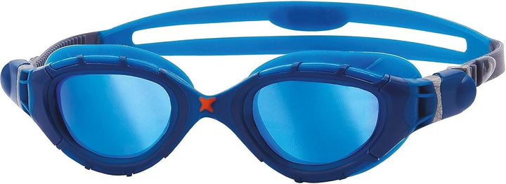 Zoggs Unisex Predator Flex Schwimmbrille (1 Stück), Blue / Blue / Mirrored Blue