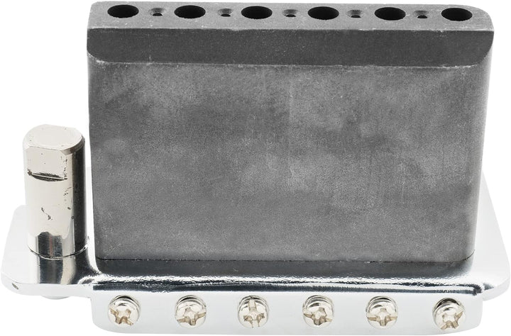 Musiclily Pro 52,5mm 2-Punkt Style Tremolo Steg Bridge Stahl Saitenreiter für American Strat E-Gitar