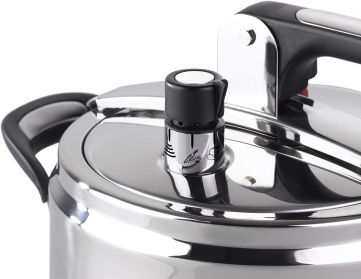 Barazzoni Schnellkochtopf Silicon PRO, Ø 22 cm, Fassungsvermögen 7,0 l, Edelstahl 18/10, Made in Ita