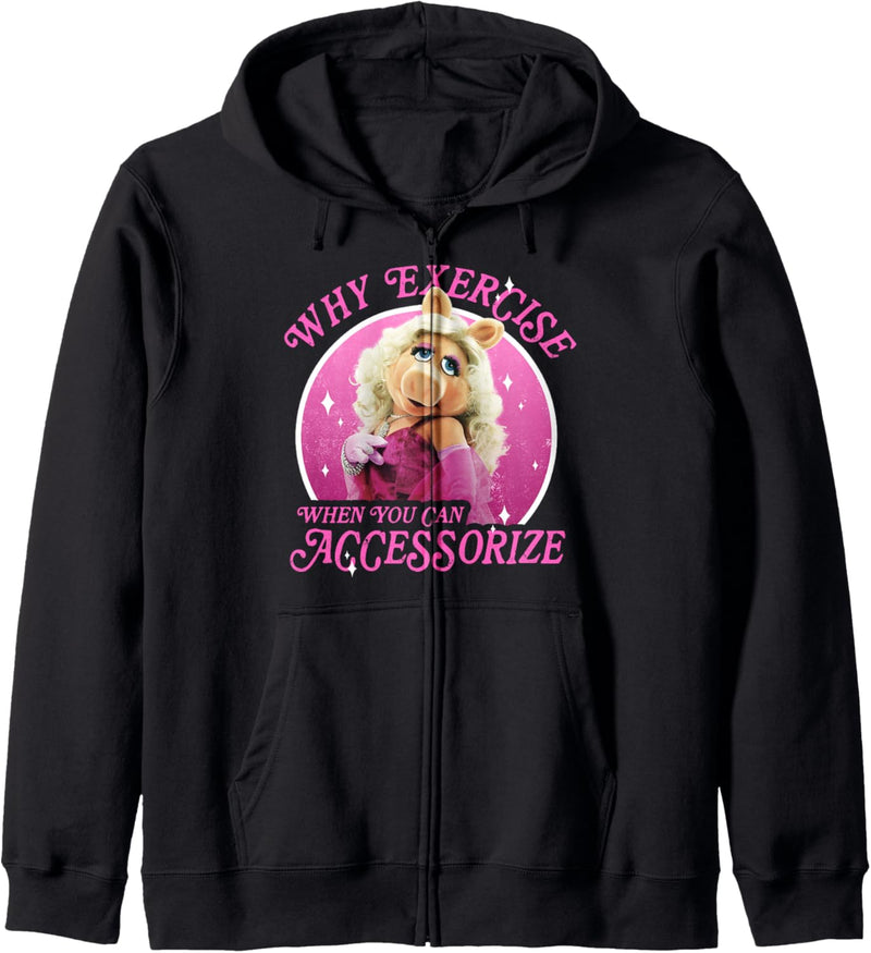 Disney The Muppets Miss Piggy Why Exercise Accessorize Kapuzenjacke