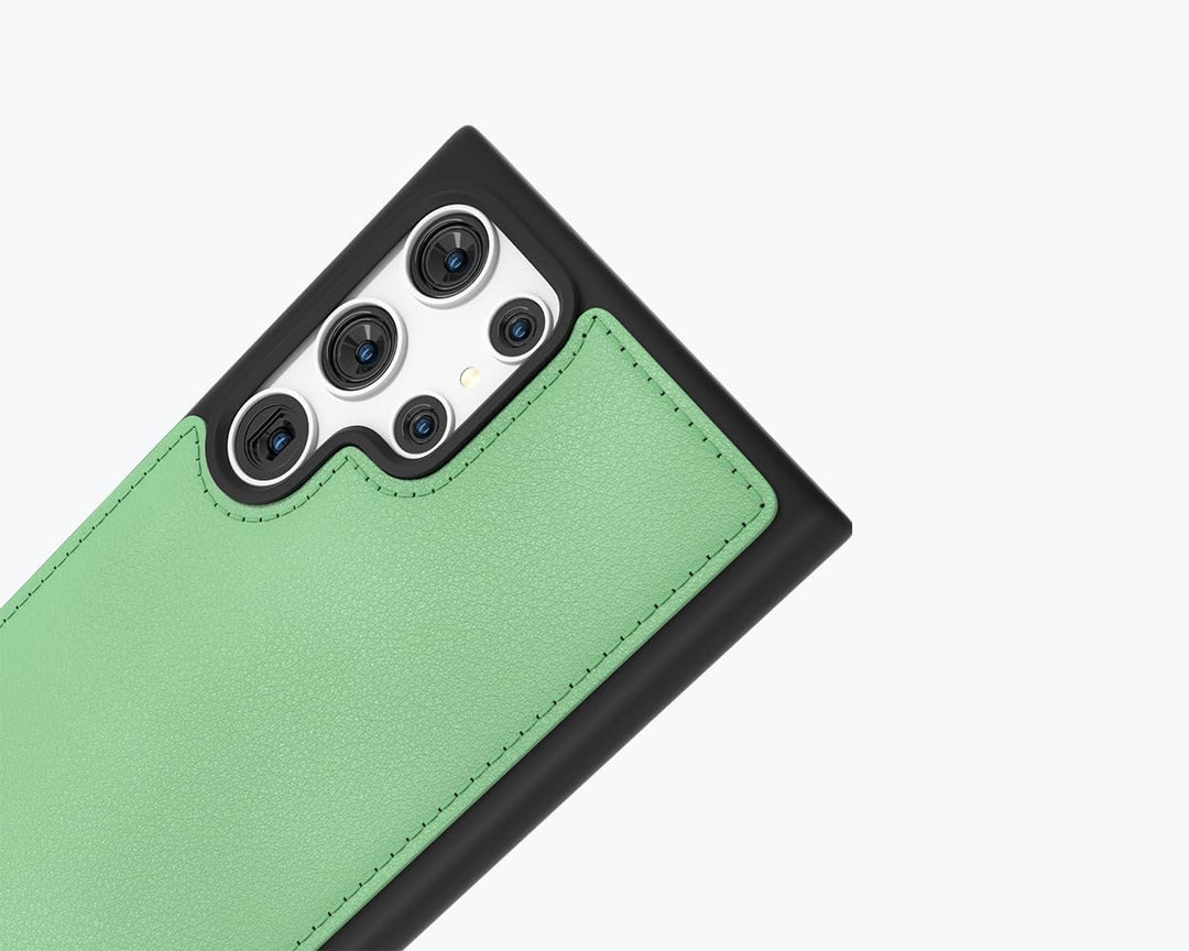 Snakehive Metro Lederhülle für Samsung Galaxy S23 Ultra || Echtleder Handyhülle mit Standfunktion ||