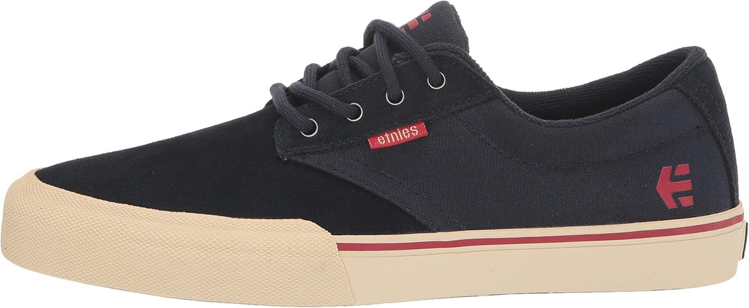 Etnies Herren Jameson Vulc Skate-Schuh 42 EU Marineblau Rot, 42 EU Marineblau Rot