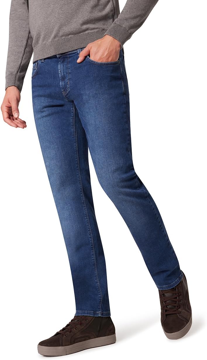 PIONEER AUTHENTIC JEANS 5-Pocket-Jeans Rando 30W / 32L Ocean Blue Used 6588 6832, 30W / 32L Ocean Bl