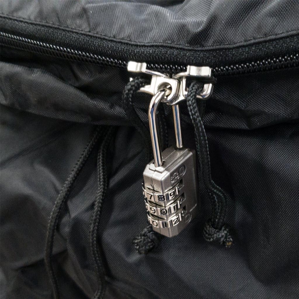 LOWLAND OUTDOOR® Regen- und Transporthülle für Rucksäcke - Wasserabweisend, Schwarz