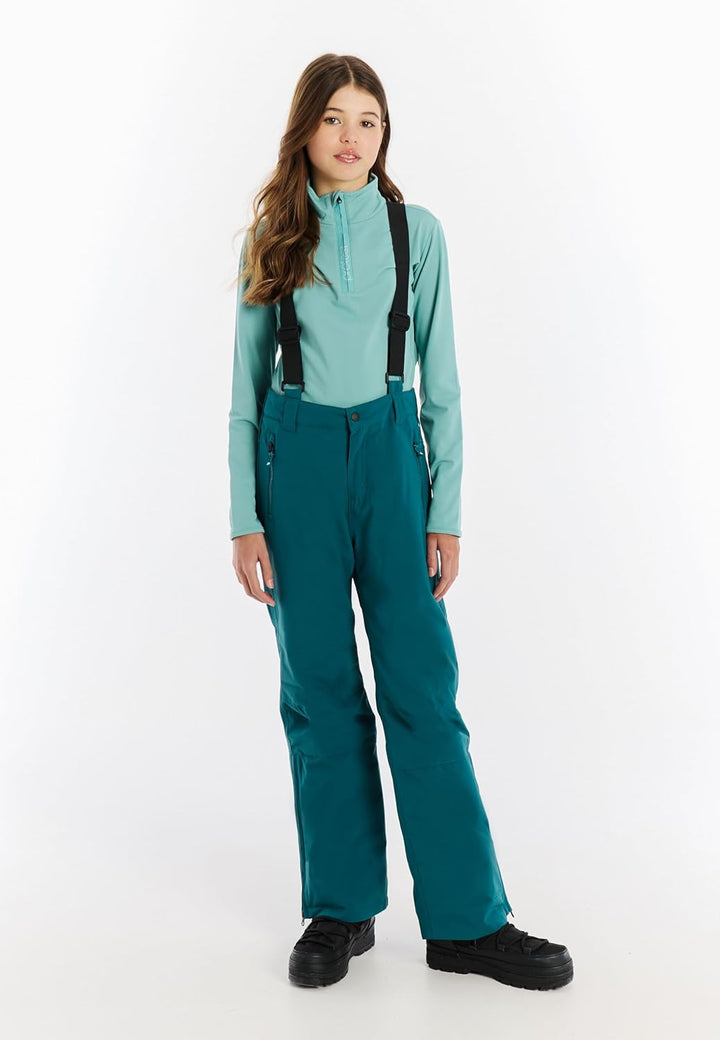 Protest Mädchen Ski- Und Snowboardhose Sunny JR 104 Rainstorm Blue, 104 Rainstorm Blue