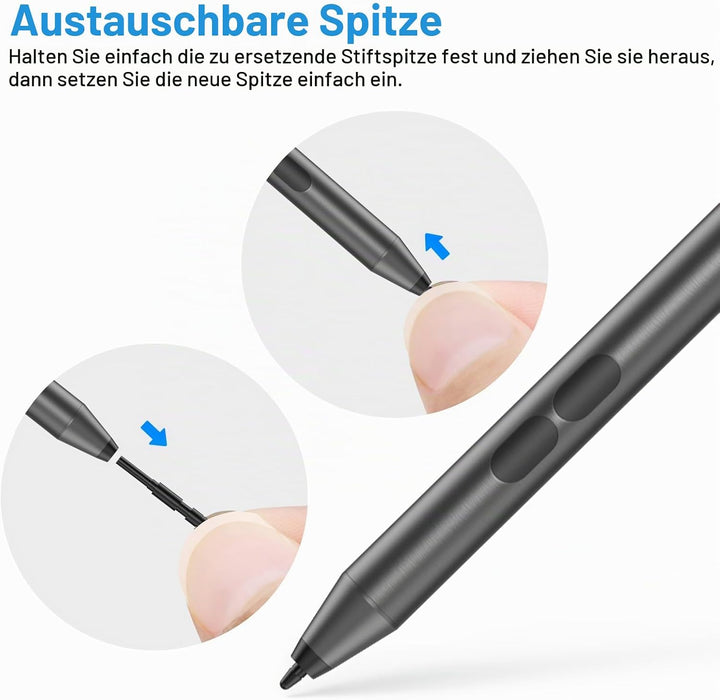 Stylus Stift HP, Pen für HP Envy/Spectre/Pavilion x360 und Andere Serien, Aktiver Digitaler Stift, 1